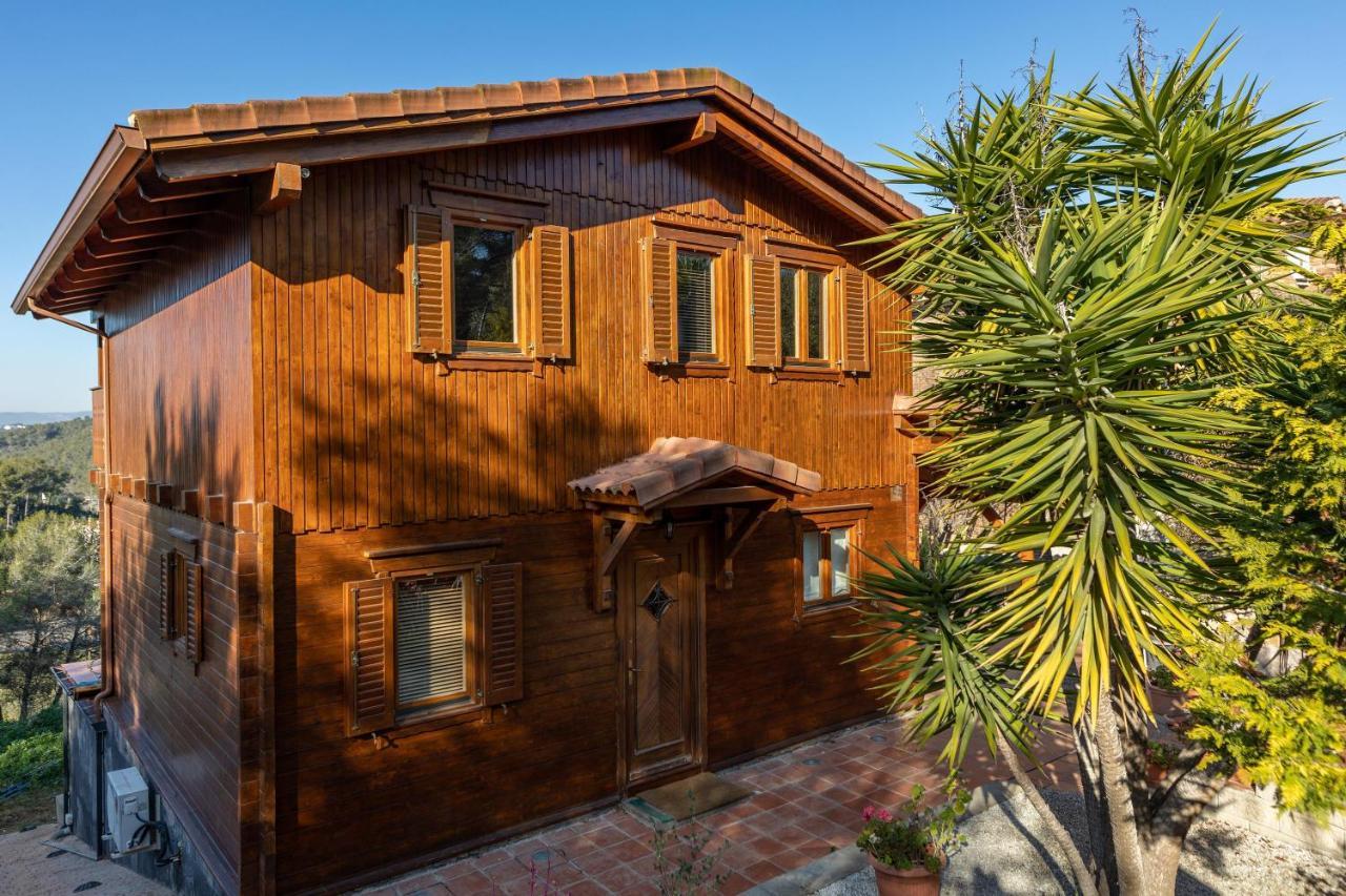 Casa De Madera En Calafell Villa Eksteriør bilde